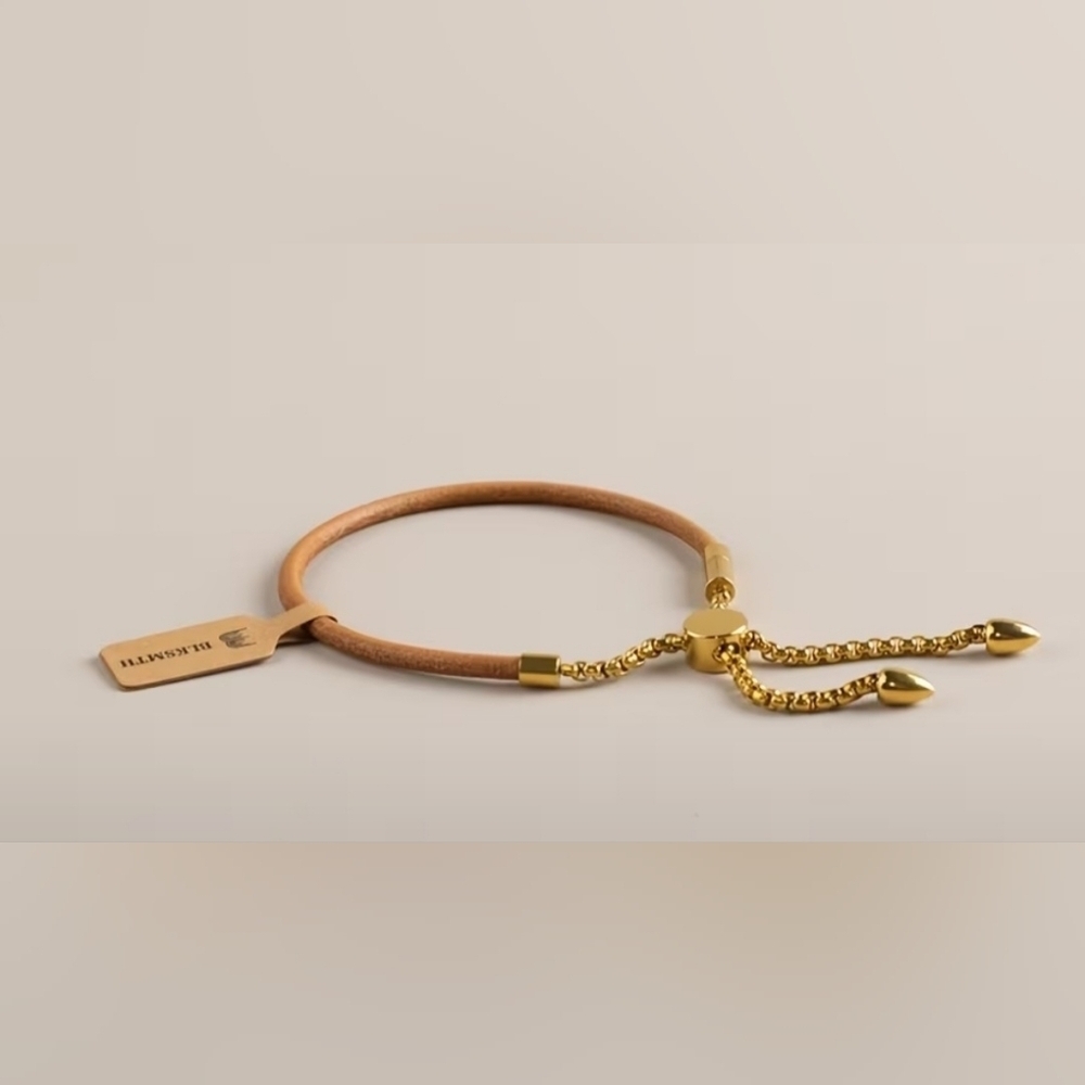Blksmth Genuine Leather Adjustable Bracelet NWT!